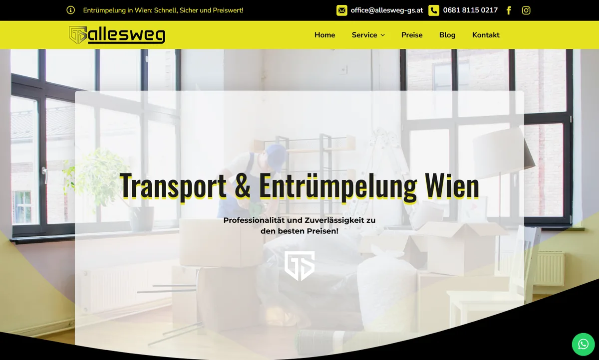 Website von Allesweg