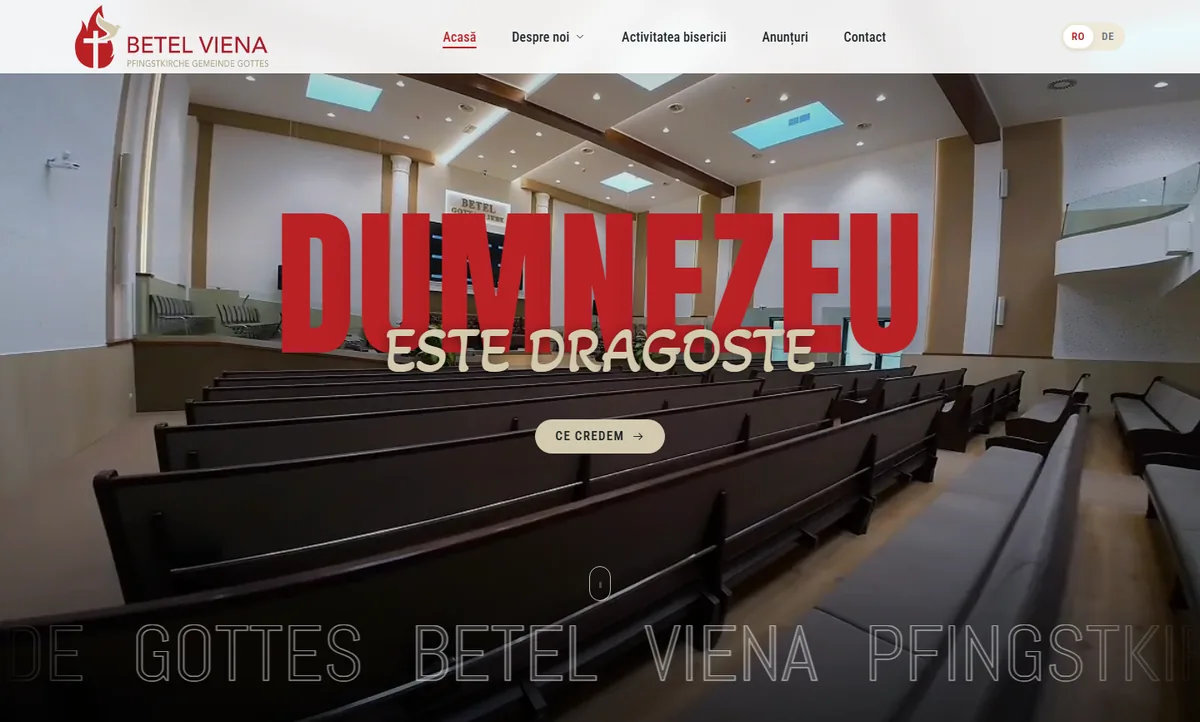 Website von Betel Viena