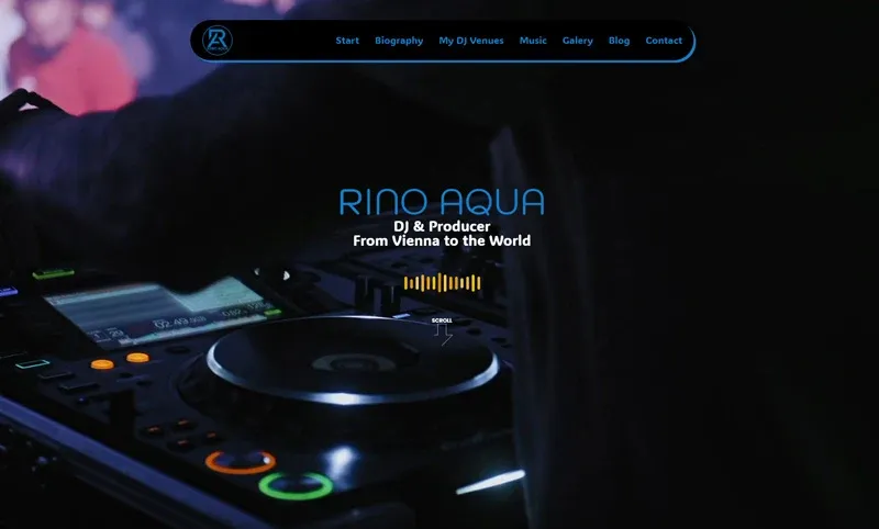 Website von DJ Rinoaqua