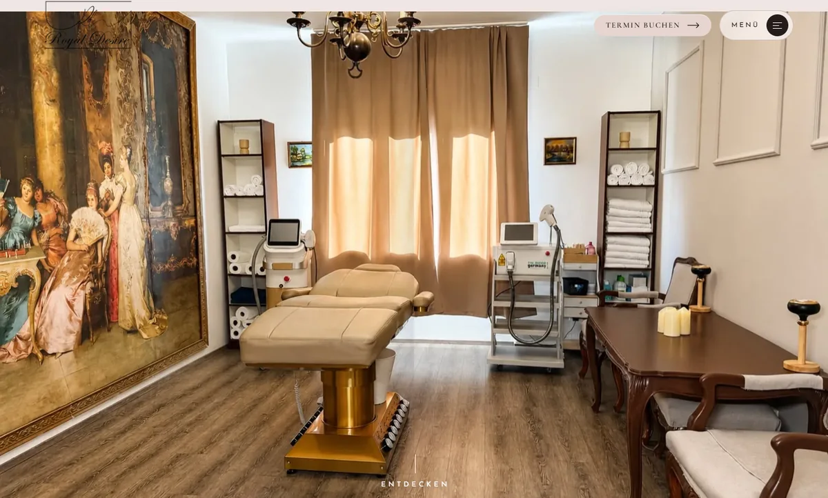 Website von Royal Desire